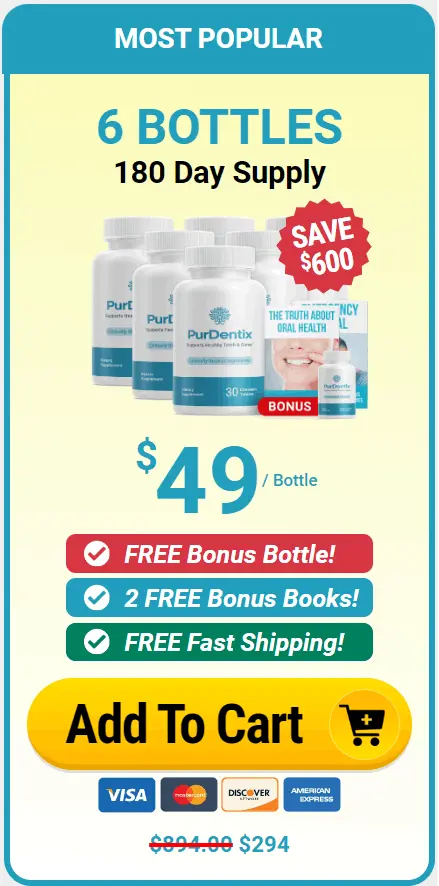 Buy PurDentix  6 Bottle